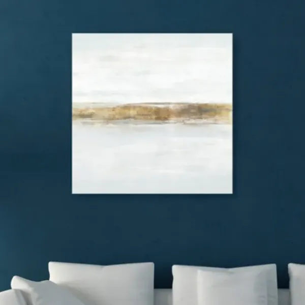 Canvas Art-Kirkland's Home A Quiet View Giclee Canvas Art Print, 40X40 In. White/Gold