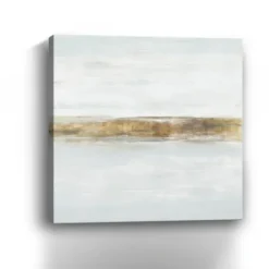 Canvas Art-Kirkland's Home A Quiet View Giclee Canvas Art Print, 40X40 In. White/Gold