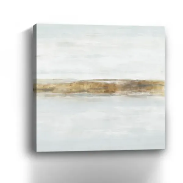 Canvas Art-Kirkland's Home A Quiet View Giclee Canvas Art Print, 40X40 In. White/Gold