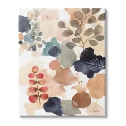 Canvas Art-Kirkland's Home Abstract Botanical Collage Canvas Print, 24X30 In. Multi