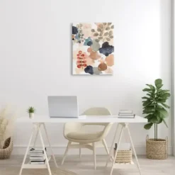 Canvas Art-Kirkland's Home Abstract Botanical Collage Canvas Print, 24X30 In. Multi