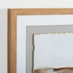 Framed Art-Kirkland's Home Abstract Desert Blues Framed Art Print Blue/Tan