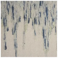 Pillows-Kirkland's Home Abstract Dripping Pillow Blue