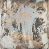 Pillows-Kirkland's Home Abstract Metallic Foil Pillow Silver/Gold
