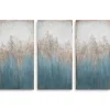 Canvas Art-Kirkland's Home Abstract 3-Pc. Giclee Canvas Art Print Set Blue