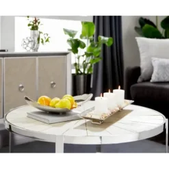 Decorative Trays-Kirkland's Home Abstract Splashing Trim Tray Gold