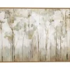 Canvas Art-Kirkland's Home Abstract Woodland Forest Framed Canvas Art Print Gray/White