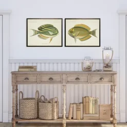 Framed Art-Kirkland's Home Acanthurus Fish Framed Art Prints, Set Of 2 White/Multi