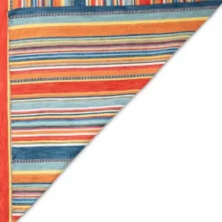 Outdoor Rugs-Kirkland's Home Adelaide Diamond Outdoor Area Rug, 6X9 Brown