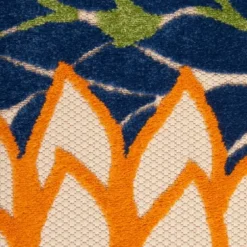 Outdoor Rugs-Kirkland's Home Adelaide Diamond Outdoor Area Rug, 5X7 Brown