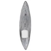 Sconces-Kirkland's Home Adrienne Steel Spiral Sconce Silver