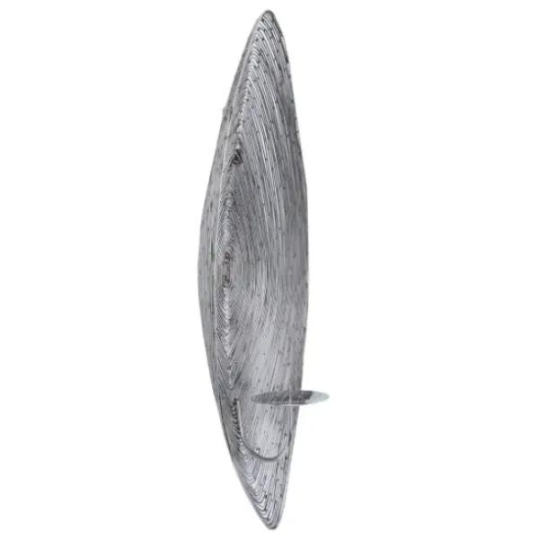 Sconces-Kirkland's Home Adrienne Steel Spiral Sconce Silver