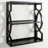 Shelves-Kirkland's Home Agnes Black 3-Tier Wall Shelf