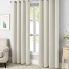 Curtains & Drapes-Kirkland's Home Alabaster Blackout 2-Pc. Curtain Panel Set, 63 In. White