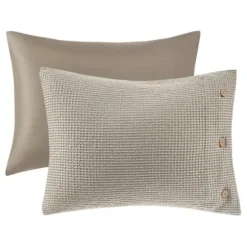 Duvets-Kirkland's Home Alaya 3-Pc. California King Waffle Duvet Set Ivory