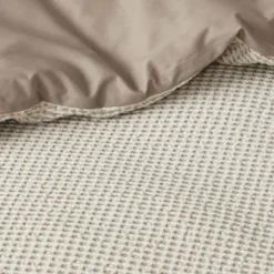 Duvets-Kirkland's Home Alaya 3-Pc. California King Waffle Duvet Set Ivory