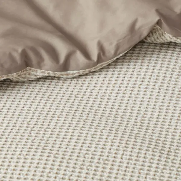 Duvets-Kirkland's Home Alaya 3-Pc. California King Waffle Duvet Set Ivory