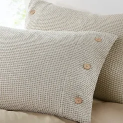 Duvets-Kirkland's Home Alaya 4-Pc. California King Waffle Duvet Set Tan