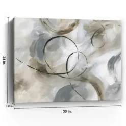 Canvas Art-Kirkland's Home Allegro Canvas Art Print Tan