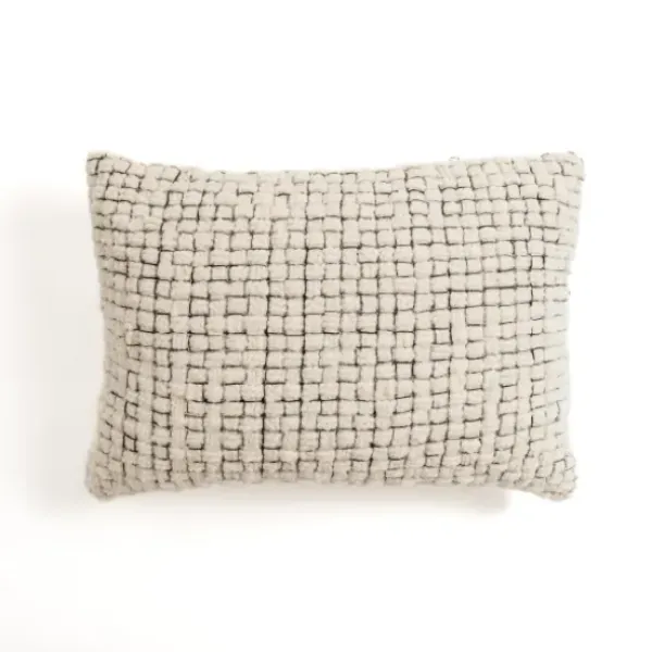 Pillows-Kirkland's Home Allison Lumbar Pillow Ivory