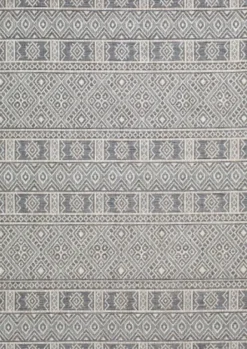 Outdoor Rugs-Kirkland's Home Aloha Botanical Indoor/Outdoor Rug, 5X7 Blue