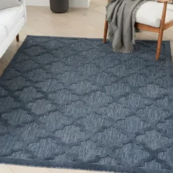 Outdoor Rugs-Kirkland's Home Aloha Botanical Indoor/Outdoor Rug, 3X5 Gray