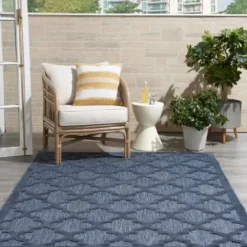 Outdoor Rugs-Kirkland's Home Aloha Botanical Indoor/Outdoor Rug, 3X5 Gray