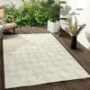 Outdoor Rugs-Kirkland's Home Aloha Ivory Botanical Indoor/Outdoor Area Rug, 3X5 Ivory/Gray