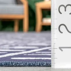 Outdoor Rugs-Kirkland's Home Aloha Ivory Geometric Indoor/Outdoor Area Rug, 5X7 Ivory/Gray