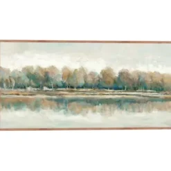 Framed Art-Kirkland's Home Along The Way I Framed Canvas Art White/Brown/Tan