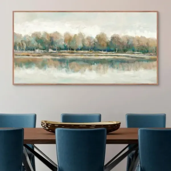 Framed Art-Kirkland's Home Along The Way I Framed Canvas Art White/Brown/Tan