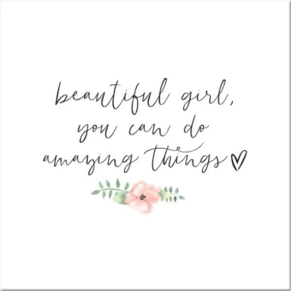 Wall Quotes & Signs-Kirkland's Home Amazing Things Floral Canvas Art Print White/Multi