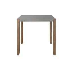 Dining Tables-Kirkland's Home Amber Wood And Faux Concrete Dining Table Brown/Gray