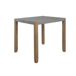 Dining Tables-Kirkland's Home Amber Wood And Faux Concrete Dining Table Brown/Gray