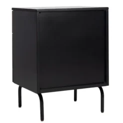 Nightstands-Kirkland's Home And Black 2-Drawer Nightstand Brown