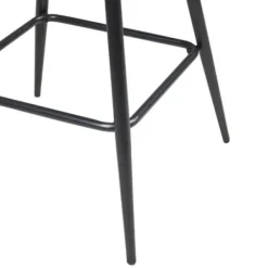 Bar Stools & Counter Height Stools-Kirkland's Home And Black Metal Swivel Counter Stool Blue