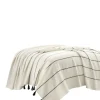 Bedspreads & Coverlets-Kirkland's Home And Black Striped King Coverlet Ivory