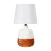 Table Lamps-Kirkland's Home And Bronze Ceramic Table Lamp White