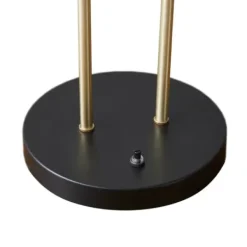 Table Lamps-Kirkland's Home And Gold Double Shade Table Lamp Black
