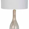 Table Lamps-Kirkland's Home And Gold Swirl Glass Table Lamps, Set Of 2 White