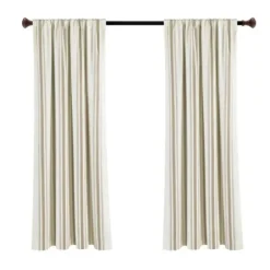 Curtains & Drapes-Kirkland's Home And Ivory Millie Curtain Panel Set, 84 In. Gray