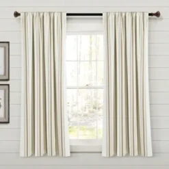 Curtains & Drapes-Kirkland's Home And Ivory Millie Curtain Panel Set, 84 In. Gray
