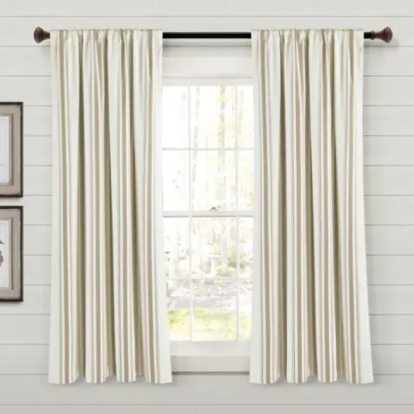 Curtains & Drapes-Kirkland's Home And Ivory Millie Curtain Panel Set, 84 In. Gray