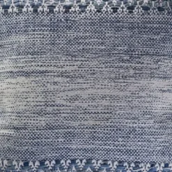Pillows-Kirkland's Home And Ivory Textured Wavy Accent Pillow Blue