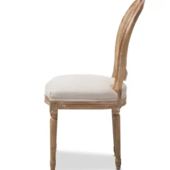 Dining Chairs-Kirkland's Home And Natural Cane Oval Back Dining Chair White