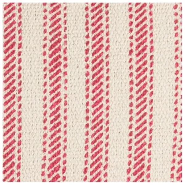 Pillows-Kirkland's Home And Natural Ticking Stripe Pillow Red
