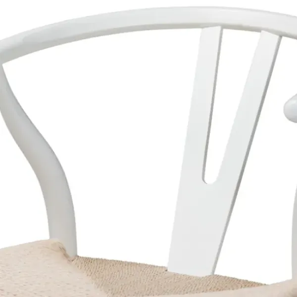 Dining Chairs-Kirkland's Home And Tan Wishbone Dining Chairs, Set Of 2 White