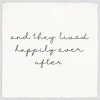 Wall Quotes & Signs-Kirkland's Home And They Lived Happily Framed Art Print White