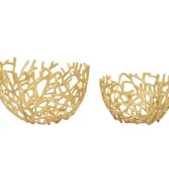 Decorative Bowls & Jars-Kirkland's Home And White Embossed Diamond Jars, Set Of 2 Black