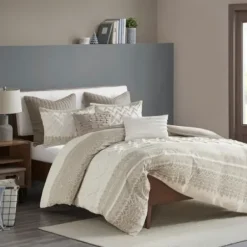 Duvets-Kirkland's Home And White 3-Pc. Full/Queen Duvet Set Gray